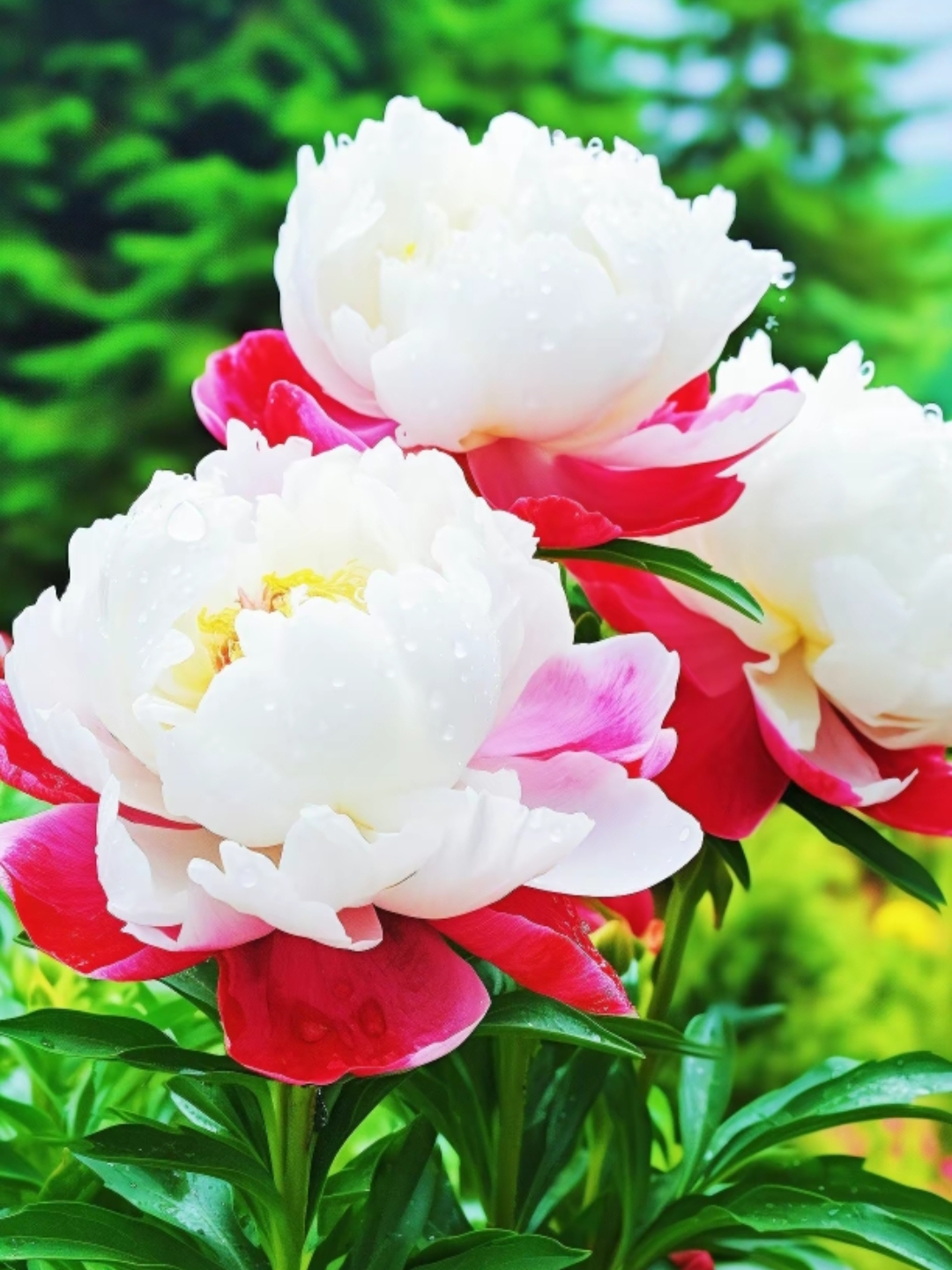分享美图 芍药花高贵典雅花瓣丰满艳丽夺目古典韵味富贵吉祥
