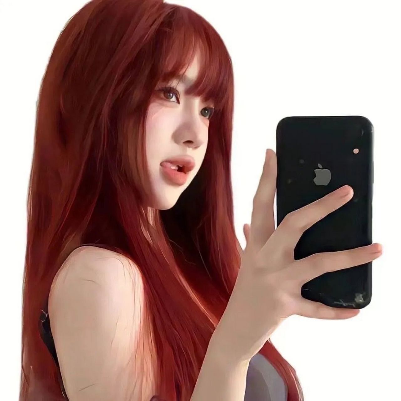 又酷又甜的不同发色女生头像