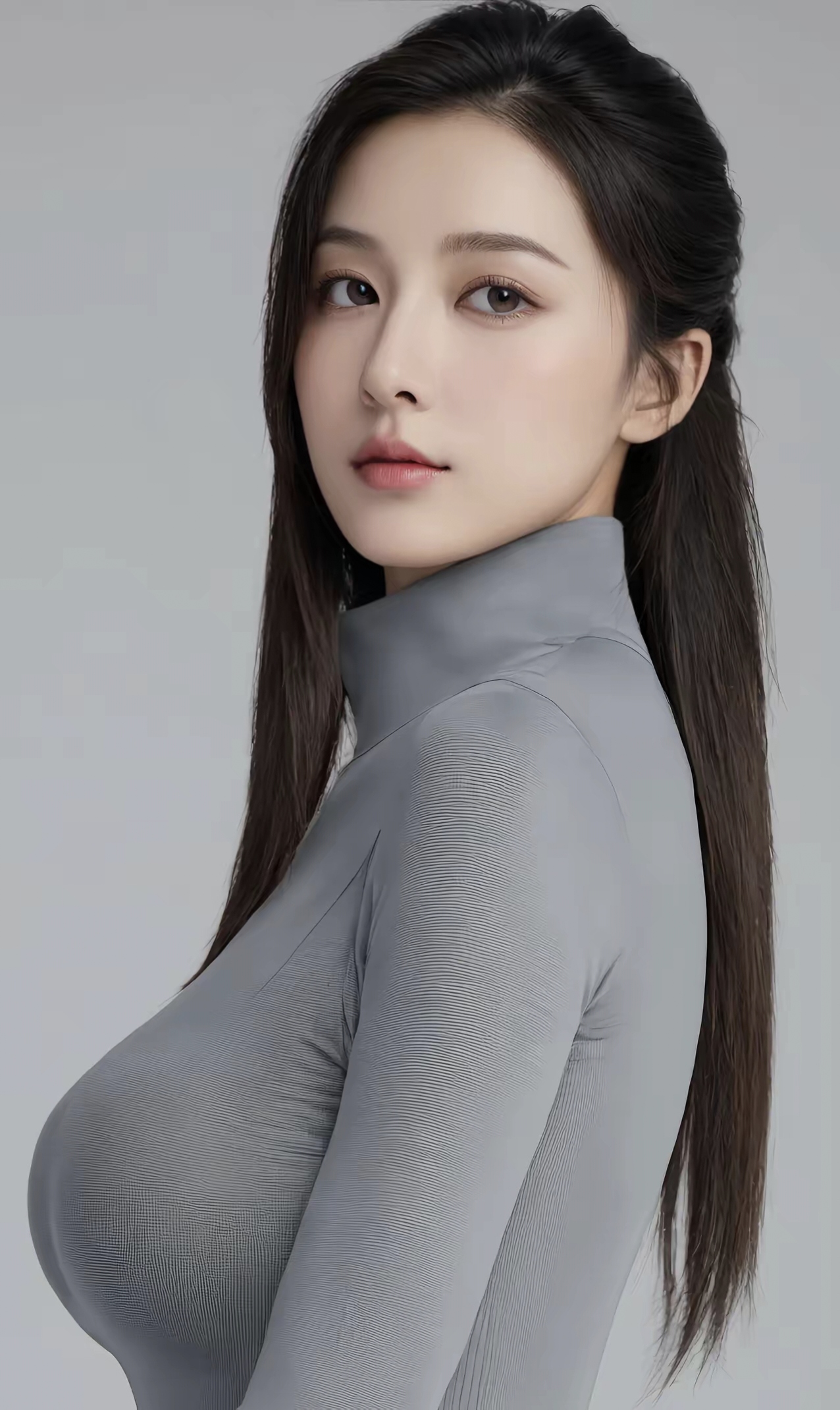 长发飘飘性感迷人