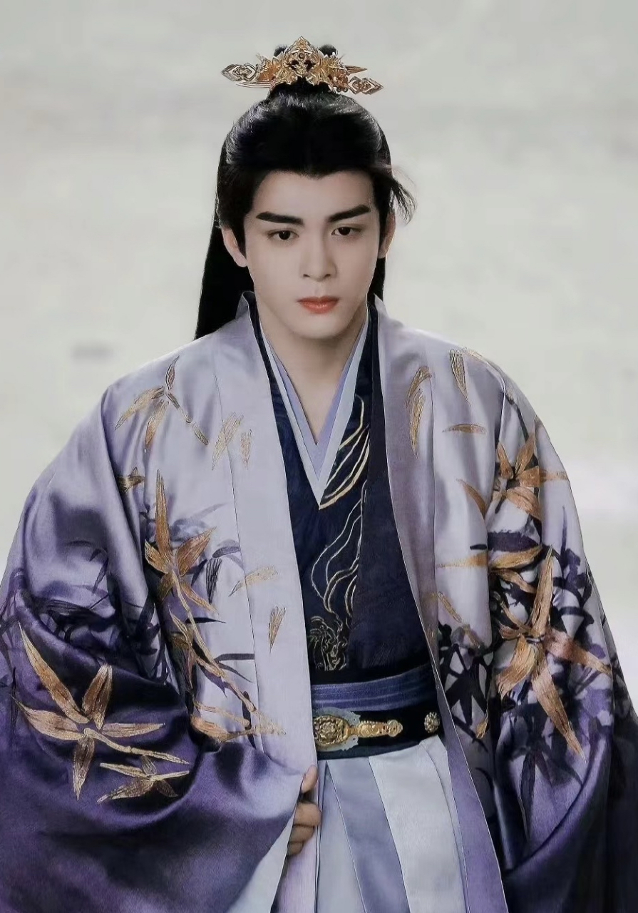 男演员古装紫衣合集,罗云熙,邓为,成毅,曾舜晞,你最喜欢谁的古装造型?