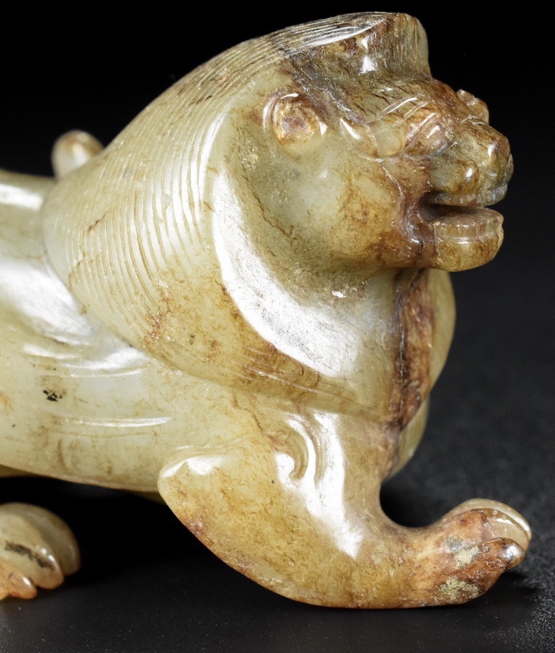 古玉老玉高古玉狮子