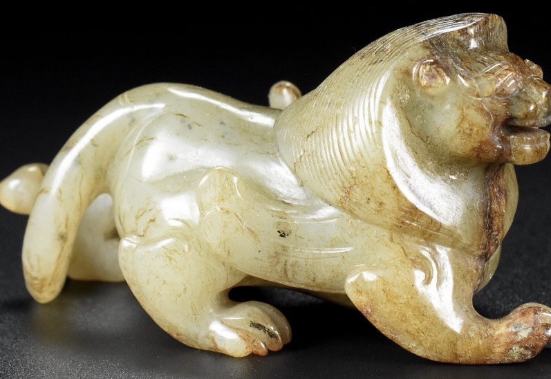 古玉老玉高古玉狮子