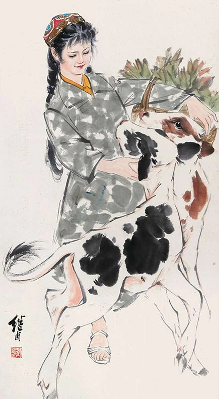 大师刘继卣画牛,不输李可染,是真的太牛了!