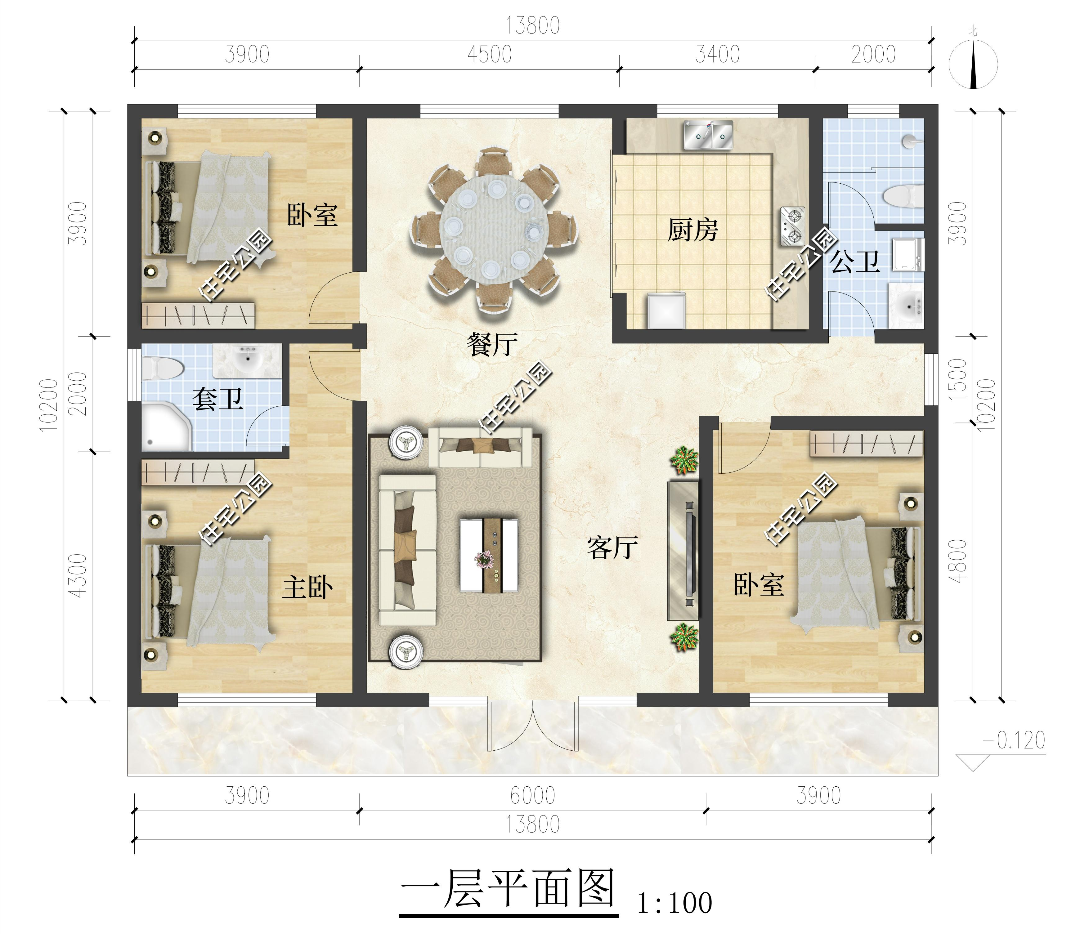 推荐10套价格最低15万的一层别墅,是理想的养老房选择