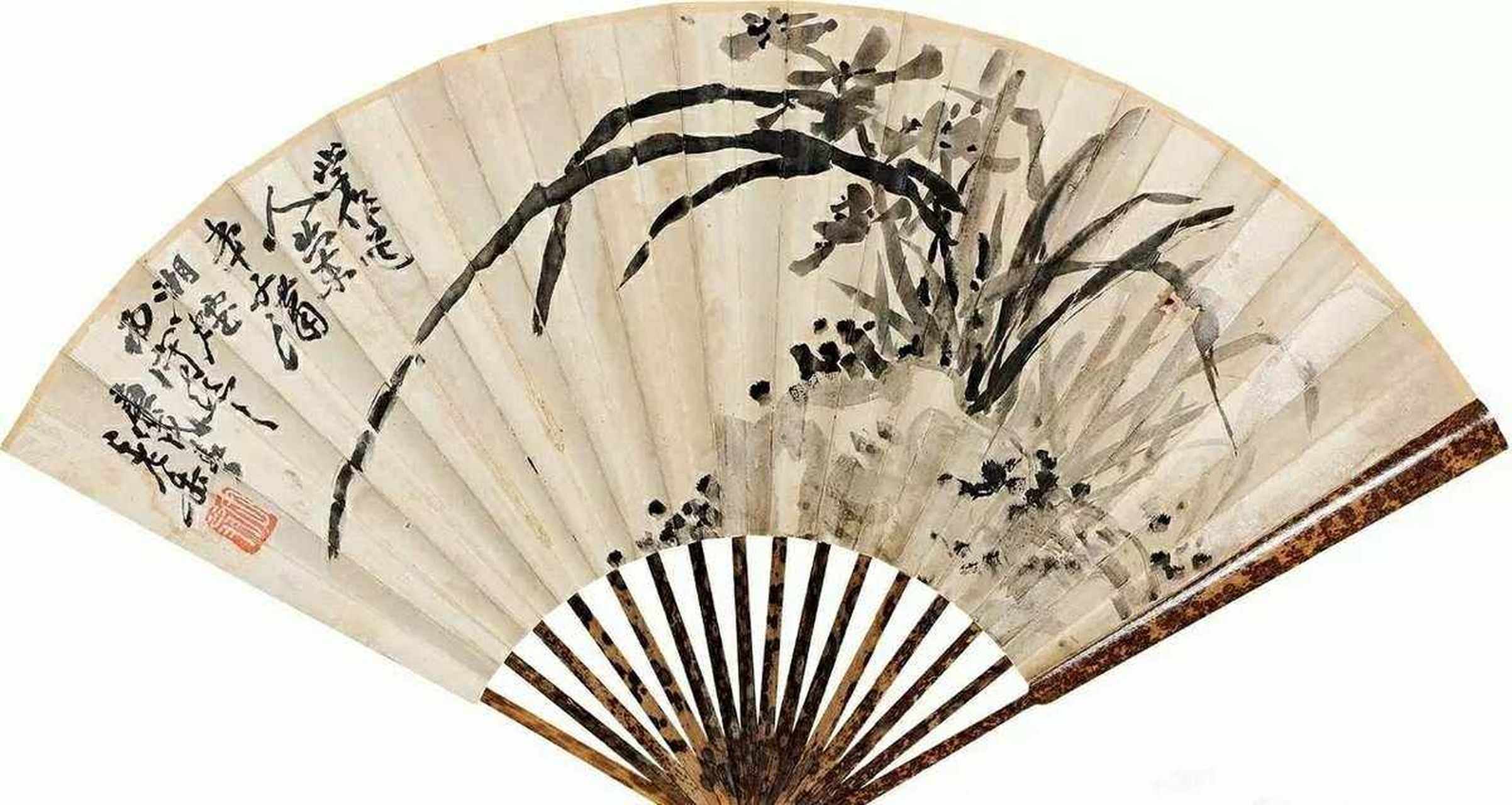 吴昌硕先生成扇扇面国画欣赏(二)#国画# #中国画# #动态连更挑战