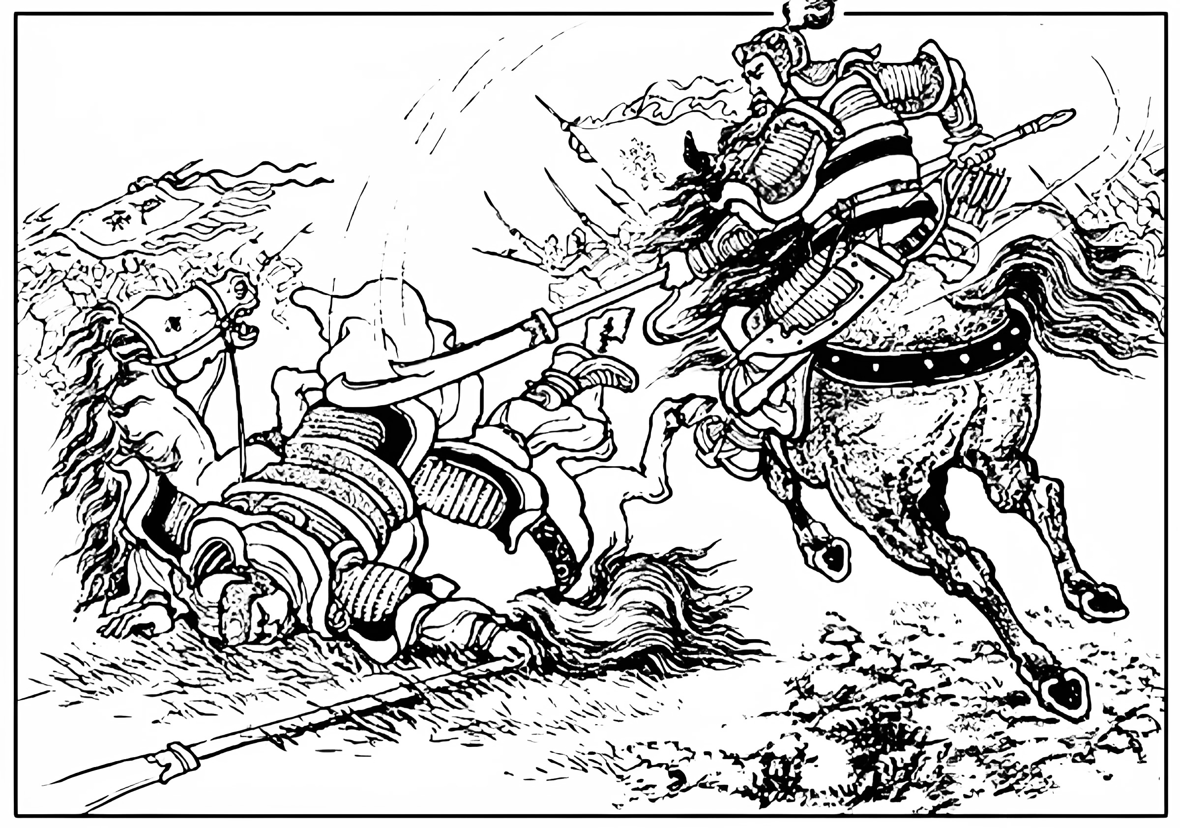 夏侯渊让黄忠在定军山给斩了,这一事件让两个人最愤怒,一个当然是曹咯