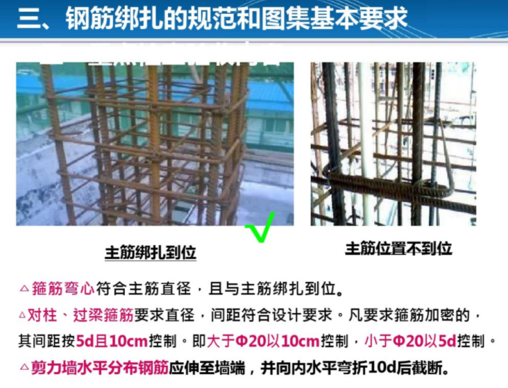 钢筋绑扎不规范?建筑工程钢筋绑扎规范汇总,步骤和流程非常清晰