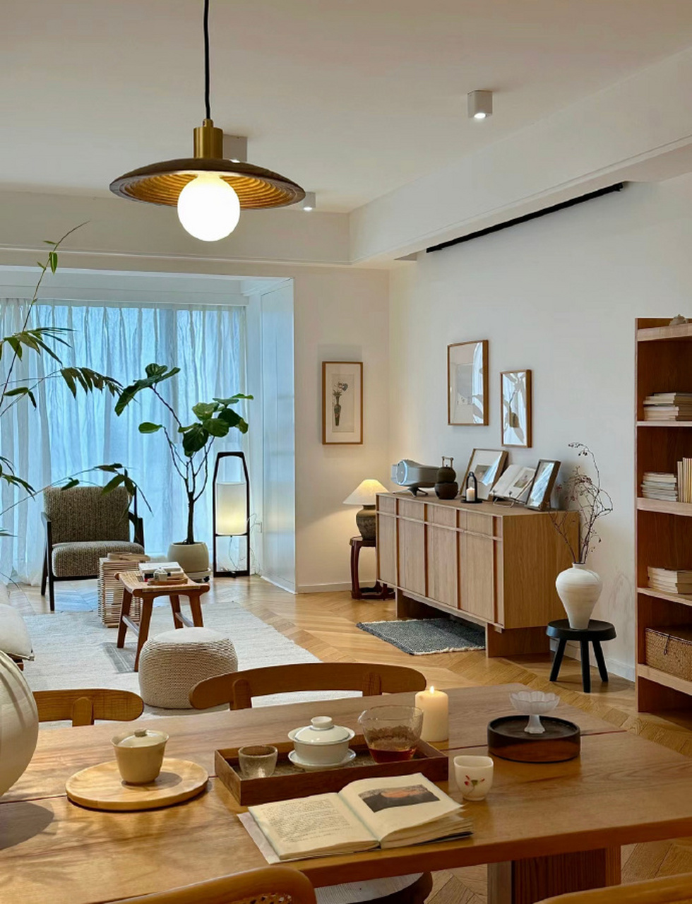 小户型原木风设计,温馨舒适的禅意空间#家居装修