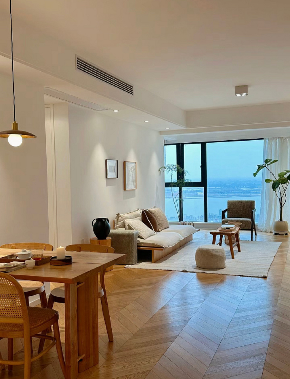 小户型原木风设计,温馨舒适的禅意空间#家居装修