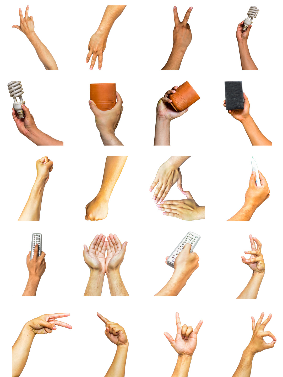 素材分享丨真实人物手部动作png免扣素材