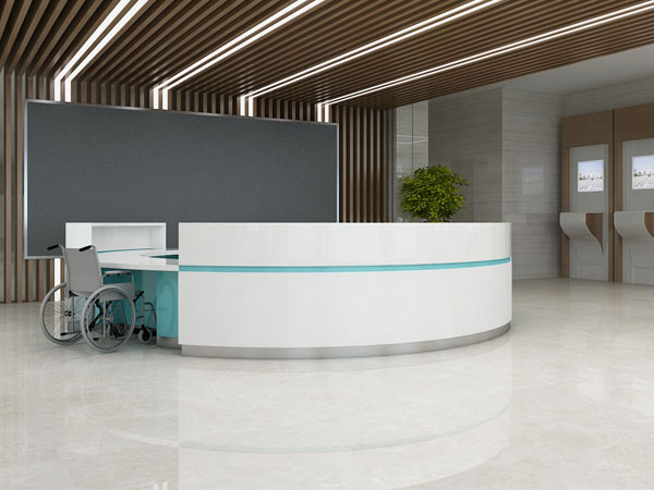 钢制医院导诊台坚固和美观并重