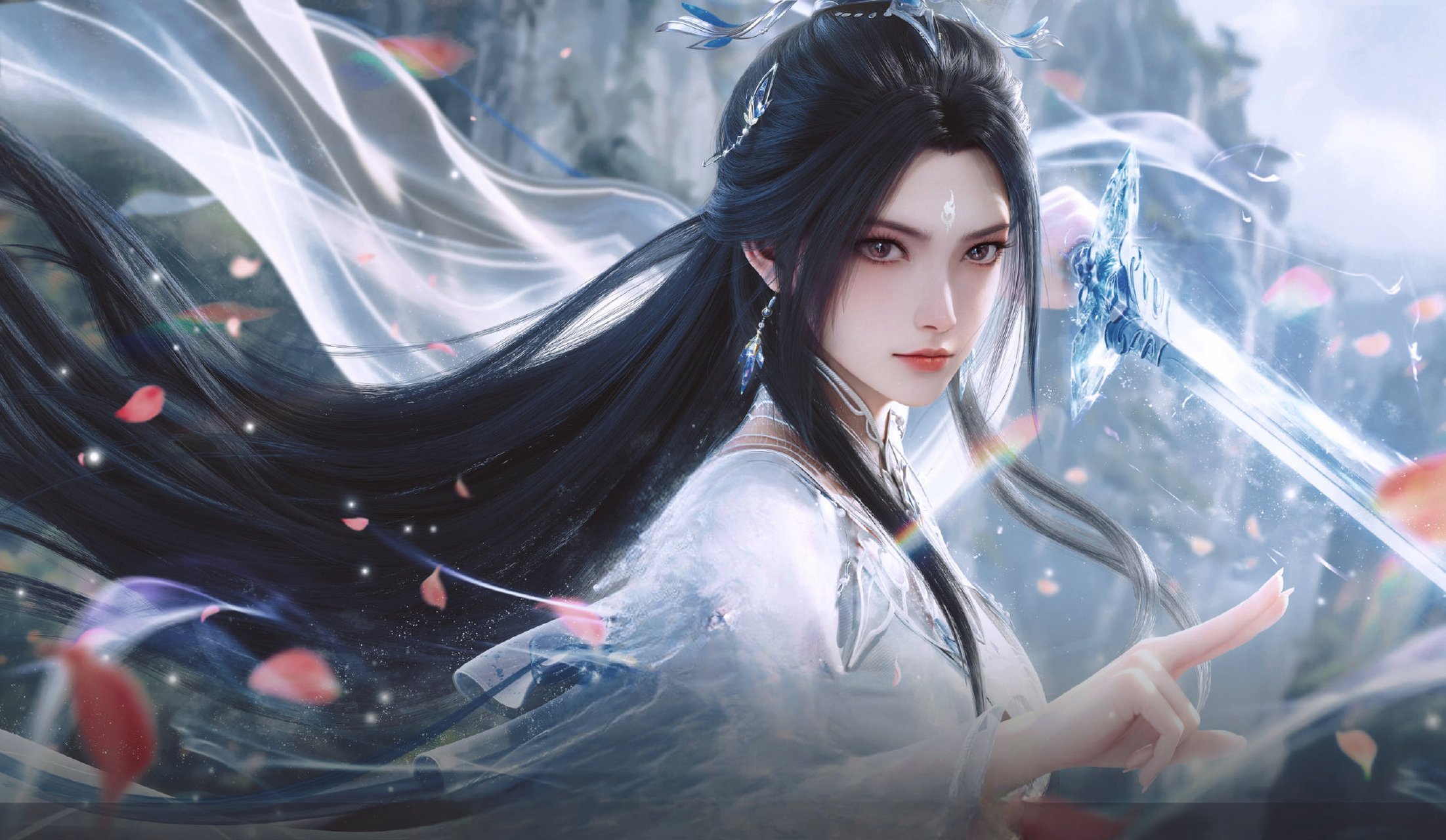 《诛仙》小说中碧瑶起到了至关重要的作用,比陆雪琪作用大得多.