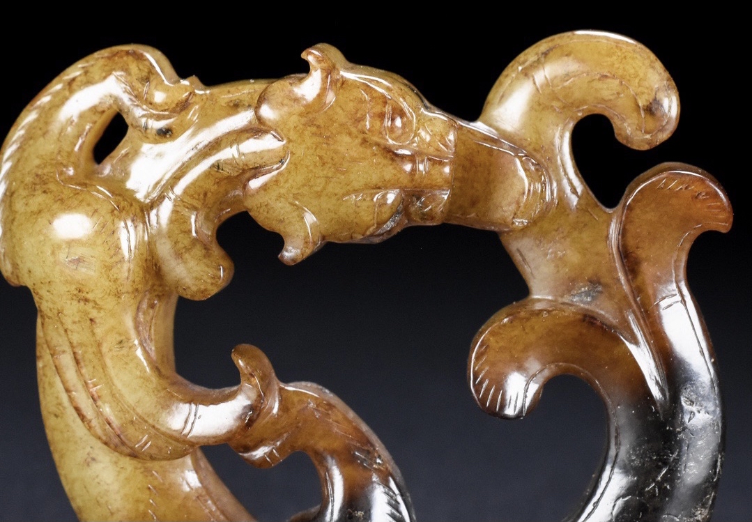 古玉老玉高古玉螭龙玉佩