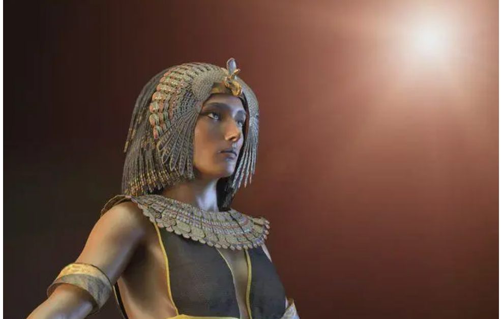 她是埃及神权的象征,尤其是女神伊西斯的化身,克娄巴特拉的神权思想在