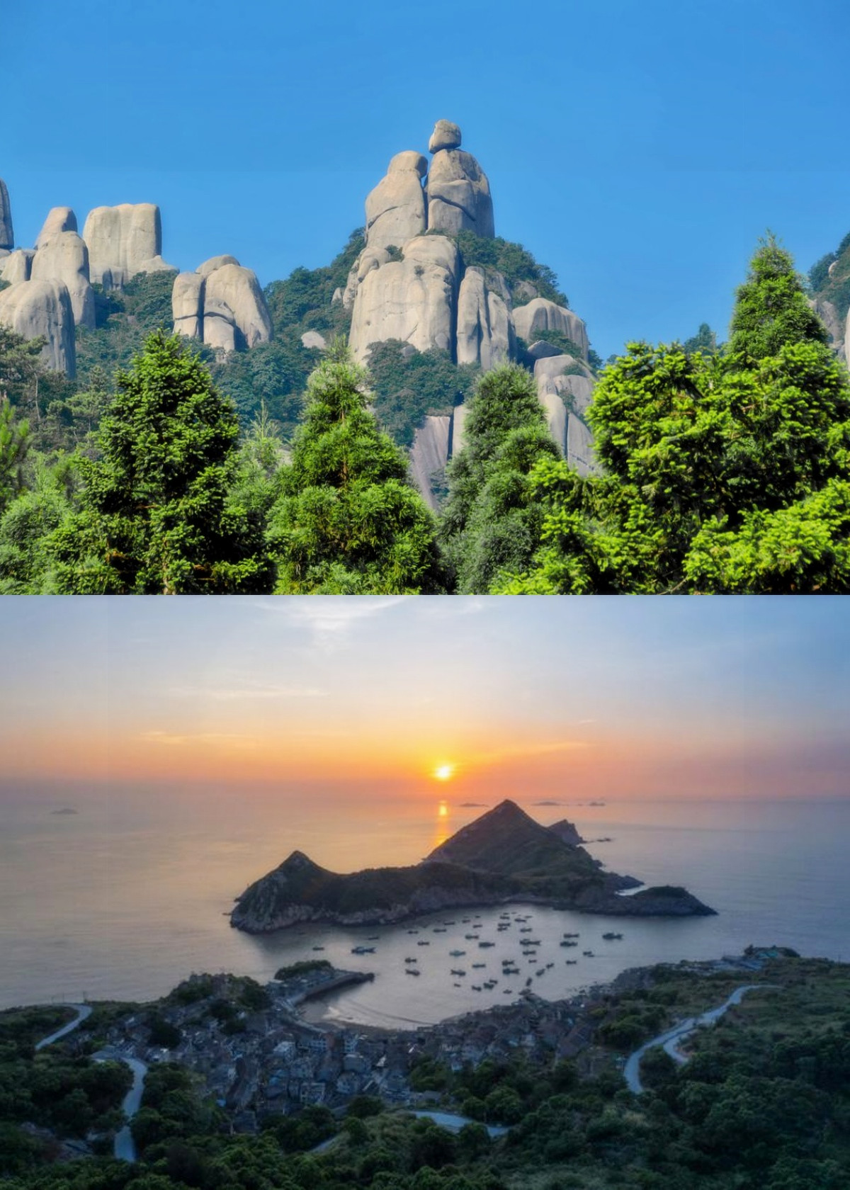 太姥山  太姥山是国家 5a 级景区以花岗岩峰林嶂谷洞穴和溪瀑为