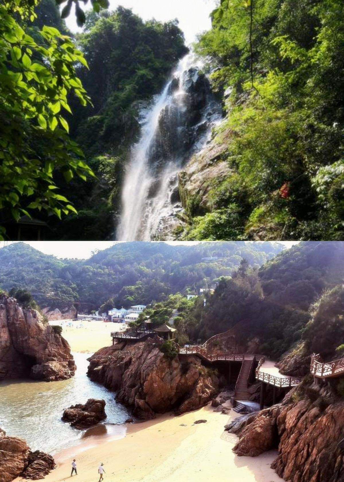 太姥山  太姥山是国家 5a 级景区以花岗岩峰林嶂谷洞穴和溪瀑为
