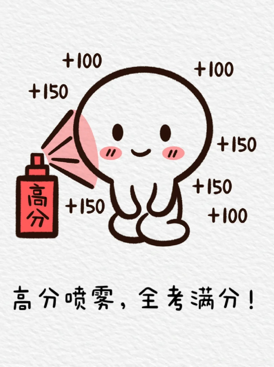 高分喷雾简笔画 96进入五月份了宝子们,高中宝子们最近的考试应该是