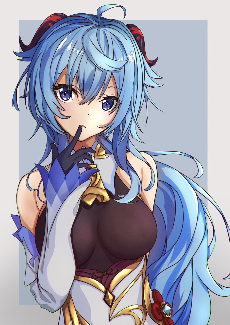 原神 冰系大姐姐 优菈和甘雨 画师:vic(びく) #花式兴趣爱好大赏