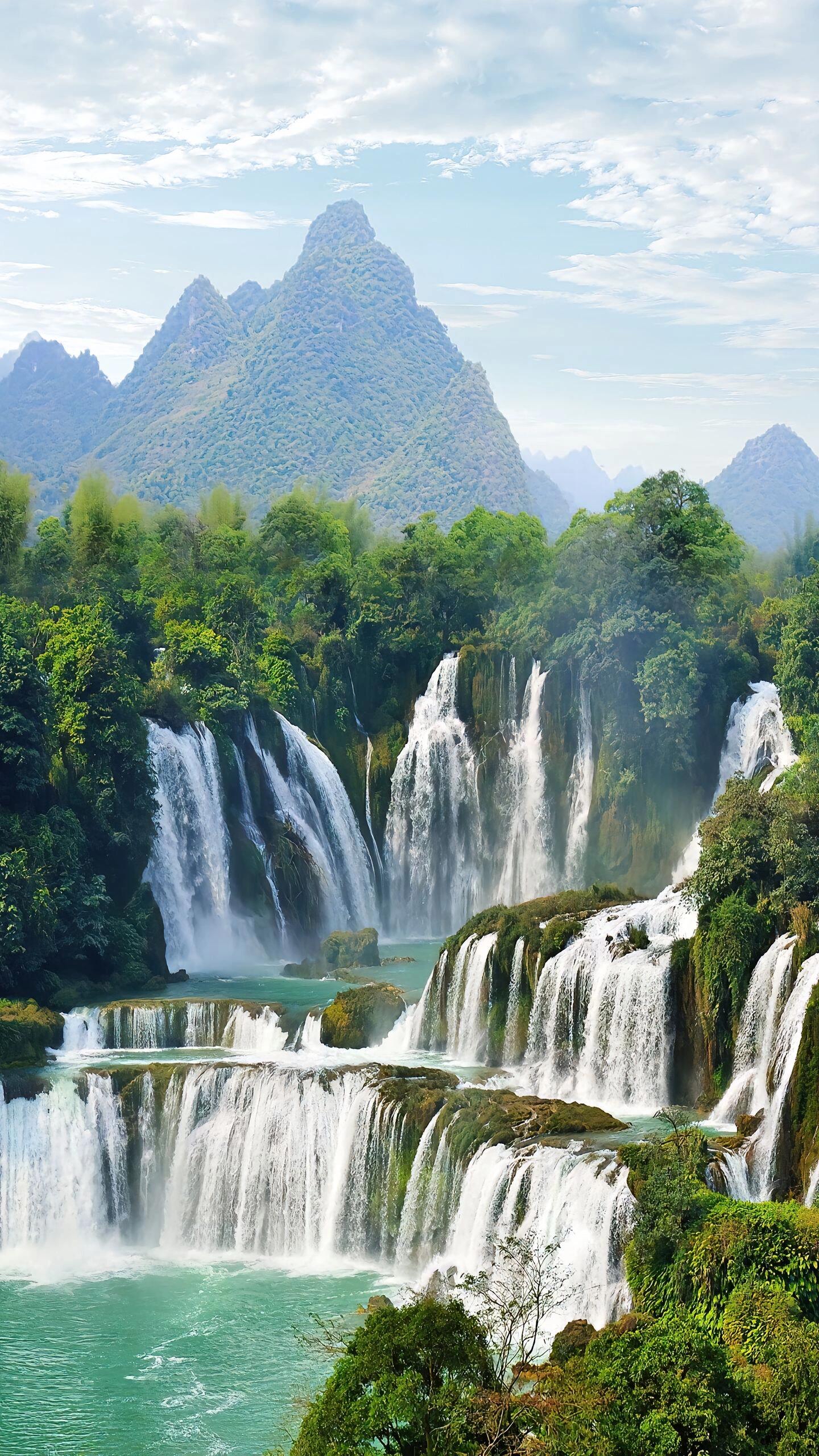 全动的山水风景图片