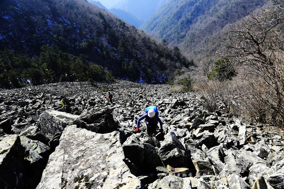 秦岭石海图片