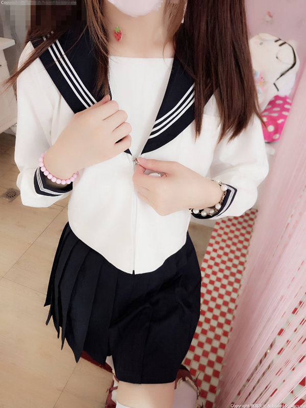 双马尾少女赛高酱JK水手服写真照图片视频什么梗