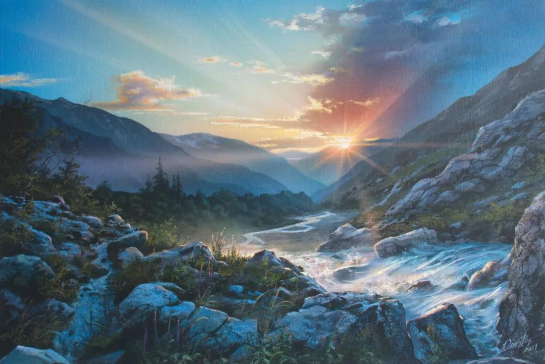 维克多的风景画,让人赞叹不已!