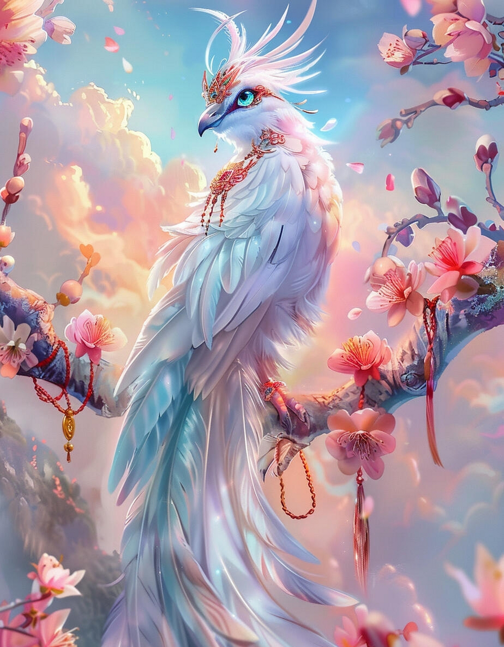 神兽-雪凰 愿一切顺利.#高考起航梦想生活