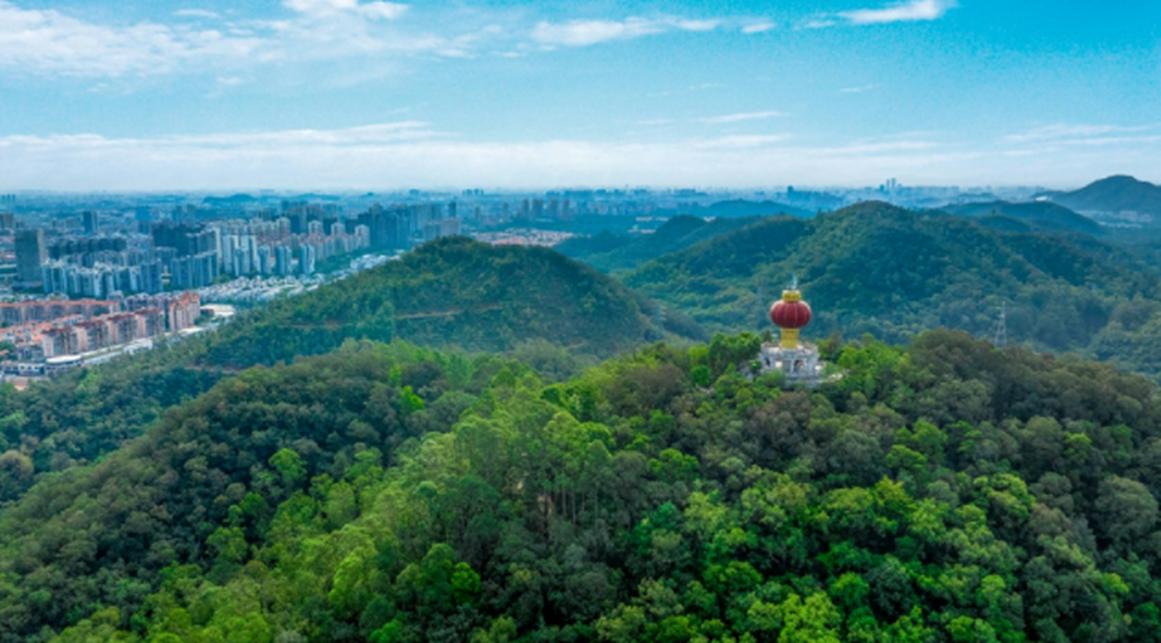 黄旗山和旗峰山图片