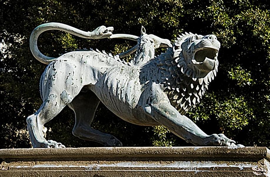 古希腊奥林匹亚地区的动物雕像,表达敬意,展示财富地位