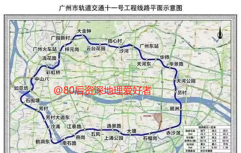 2,广州地铁11号线西安地铁8号线全长约49