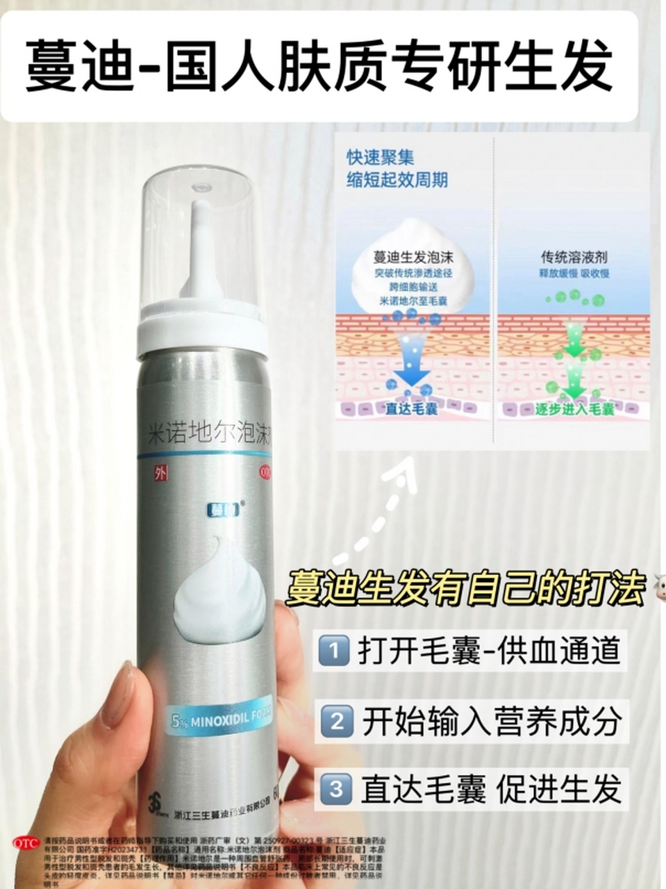众所周知米诺地尔是生发届的黄金外用产品,但但你知道吗,它也有那么一