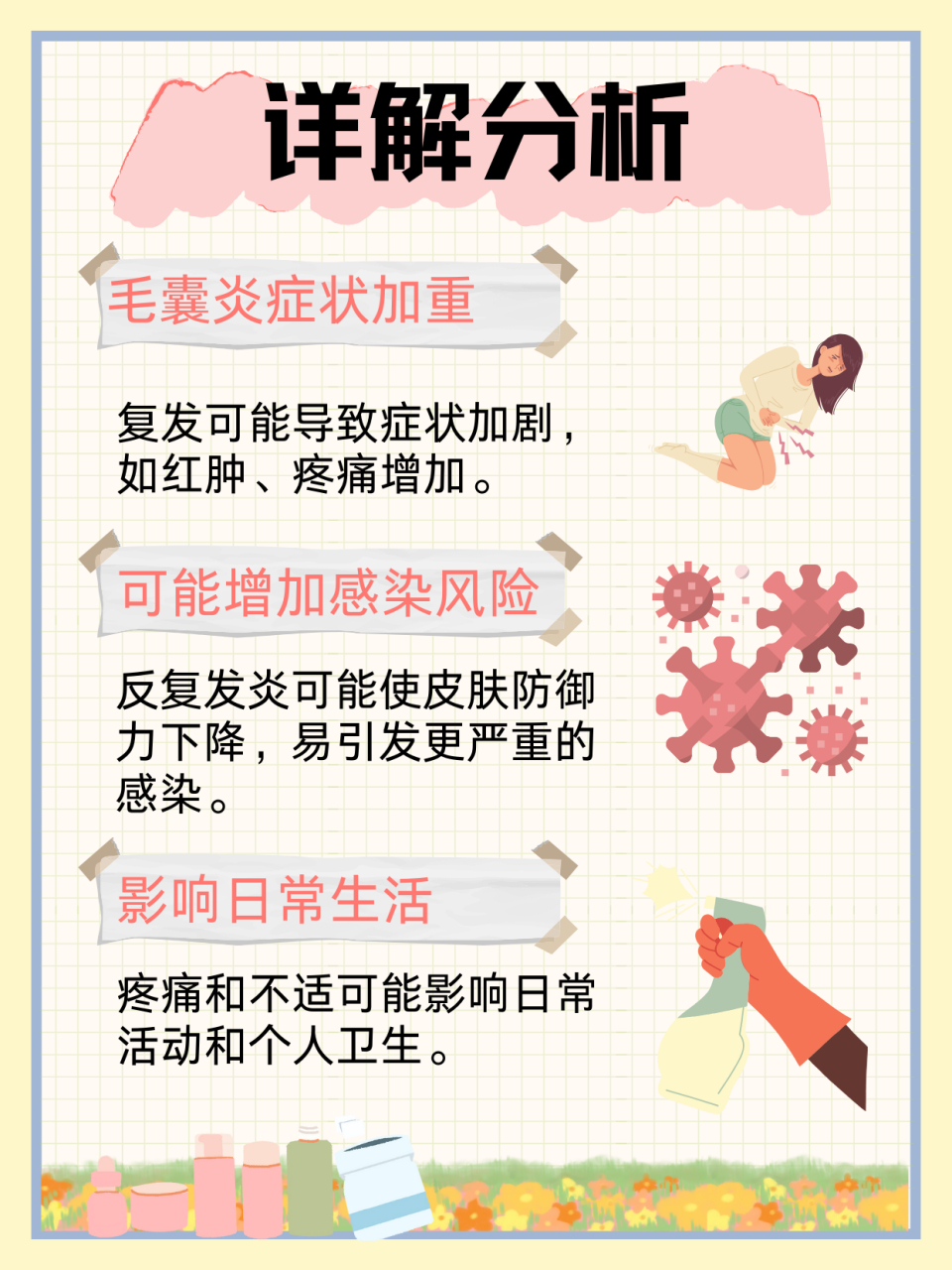 97阴部毛囊炎复发了会怎么样,一文解析 [双手鼓掌]毛囊炎的反复发作