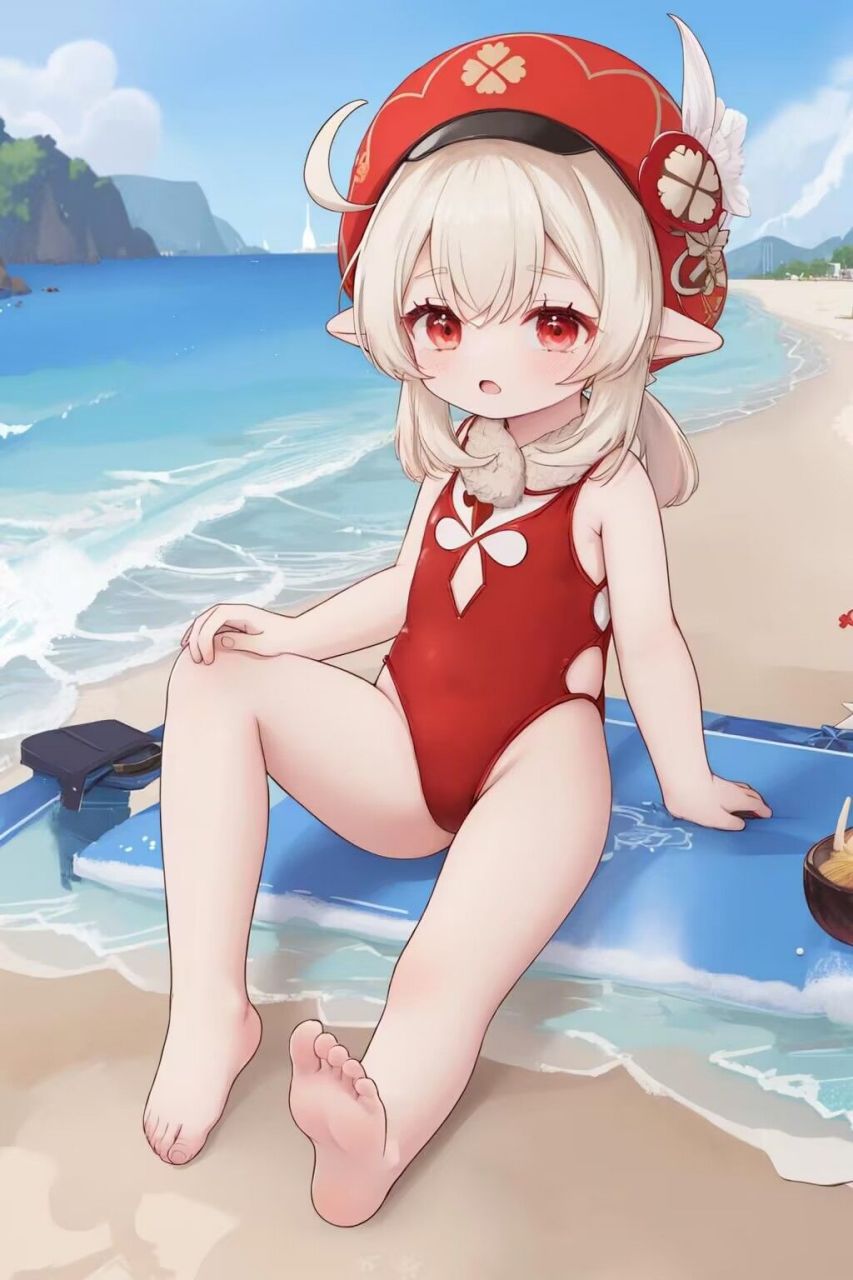 原神泳装可莉#二次元#