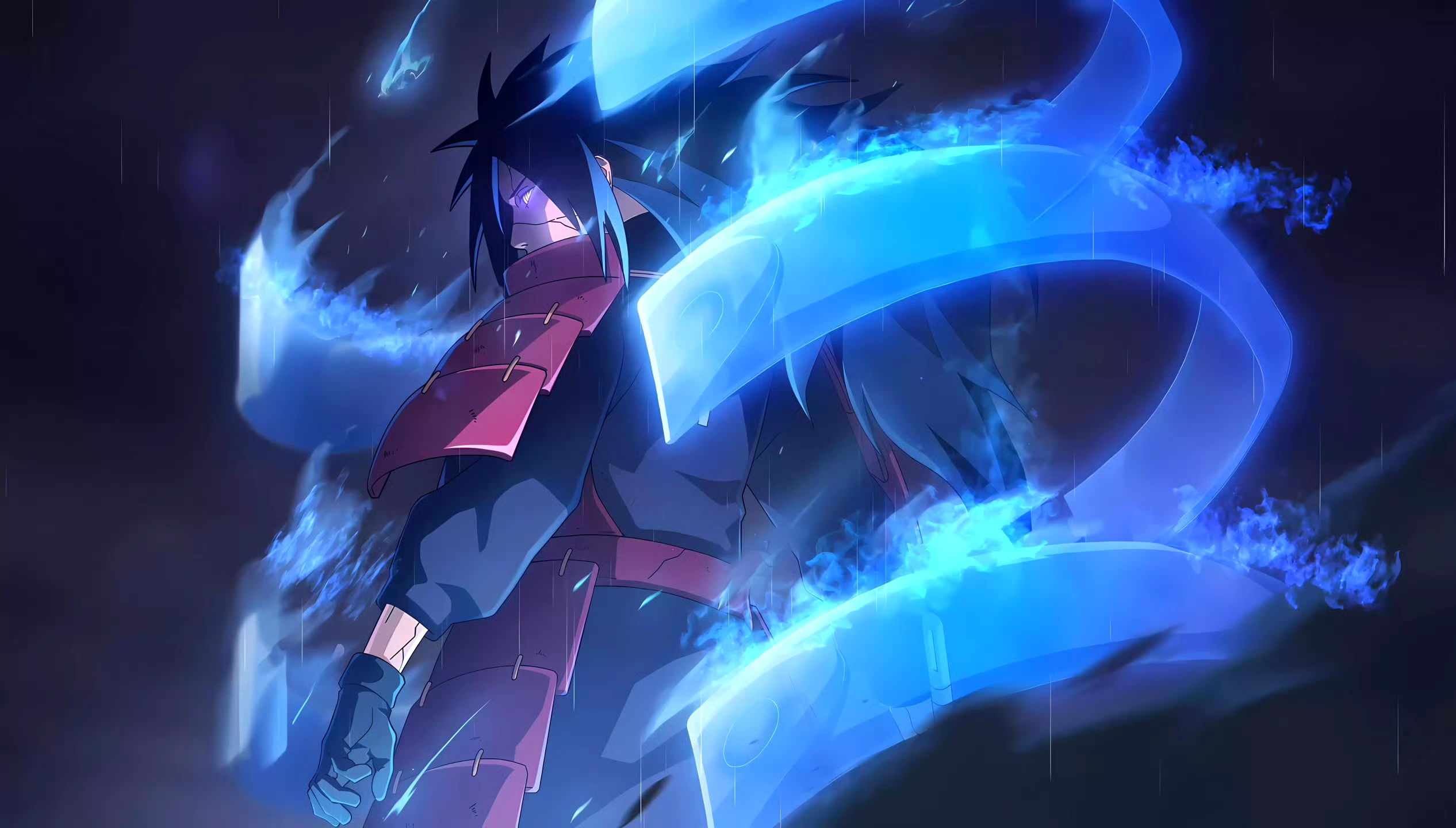 宇智波斑同人插画作品,他是与初代火影并驾齐驱的人物,又是帅气而富有