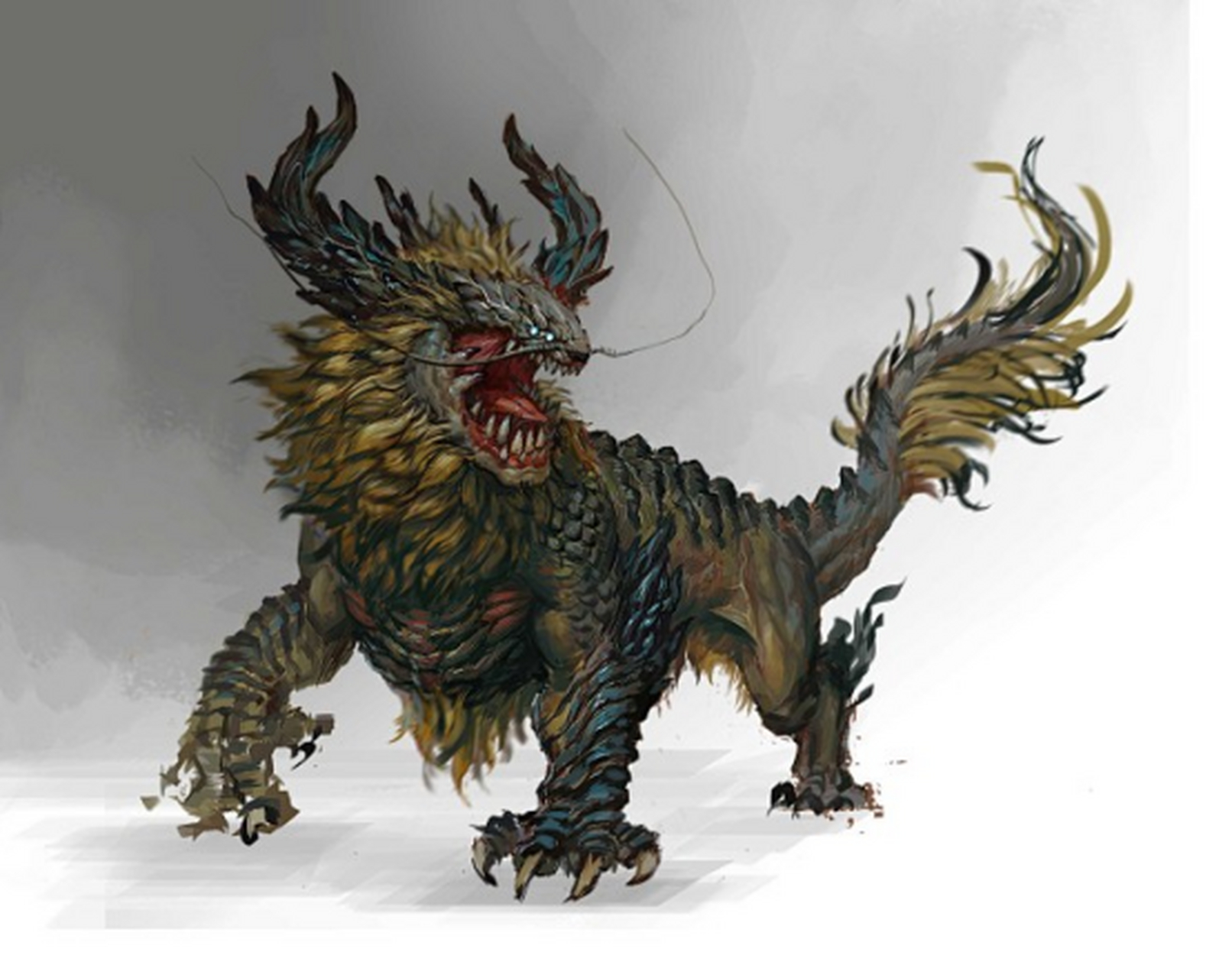 饕餮是《山海经》中描述的形象奇特的神兽,代表贪婪.