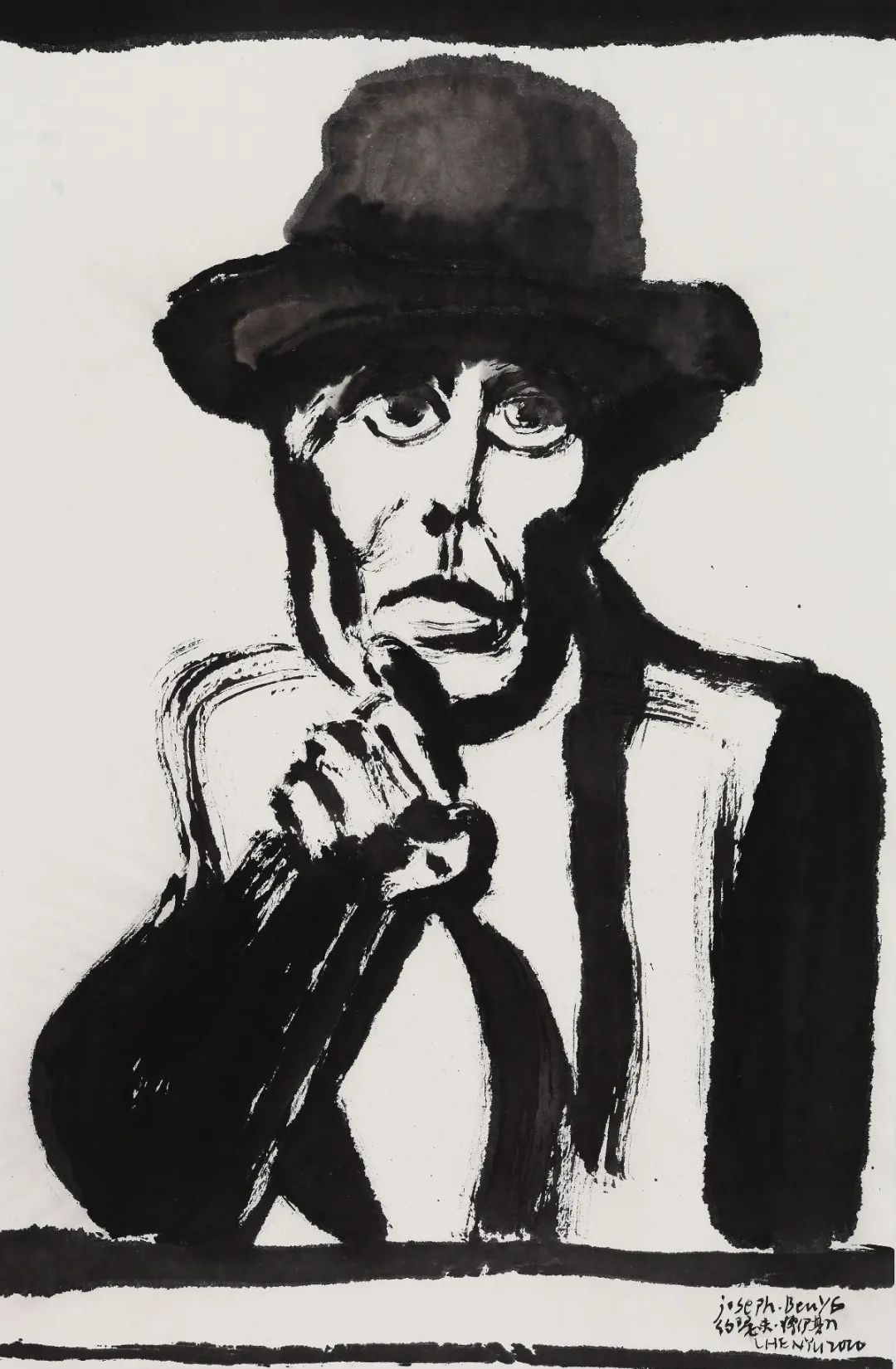 不安甚至惊诧的表情相貌,指引我们去往诗人内心更隐秘的思辨世界