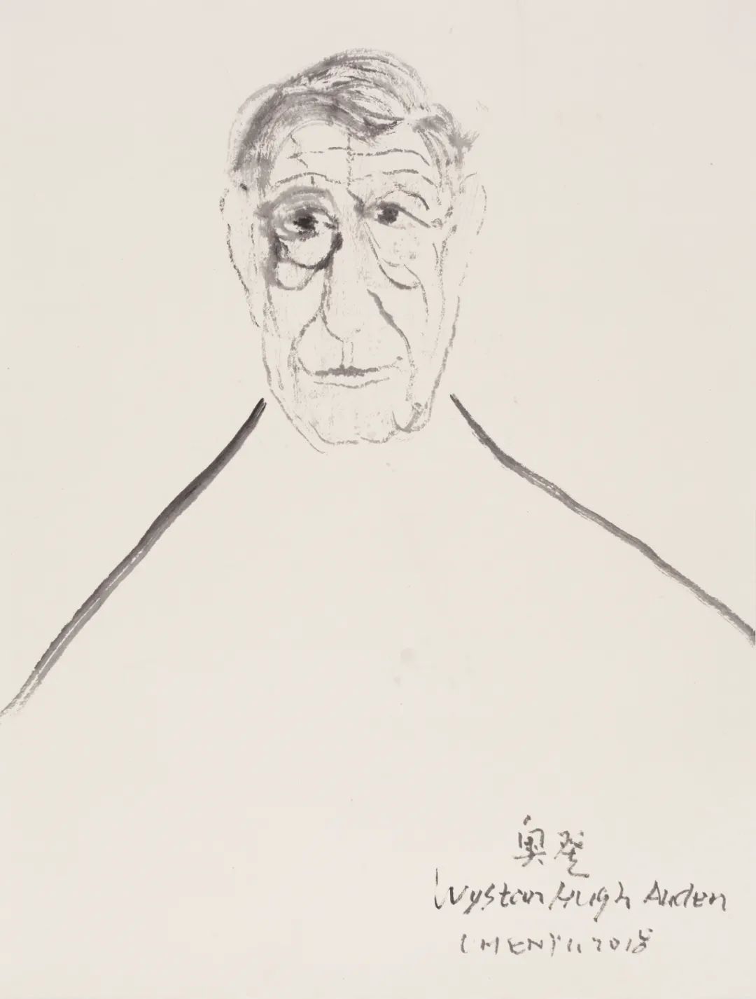 众生之相,千形万态之下,将肖像的内在心理活动团结而成,汇入至绘画之