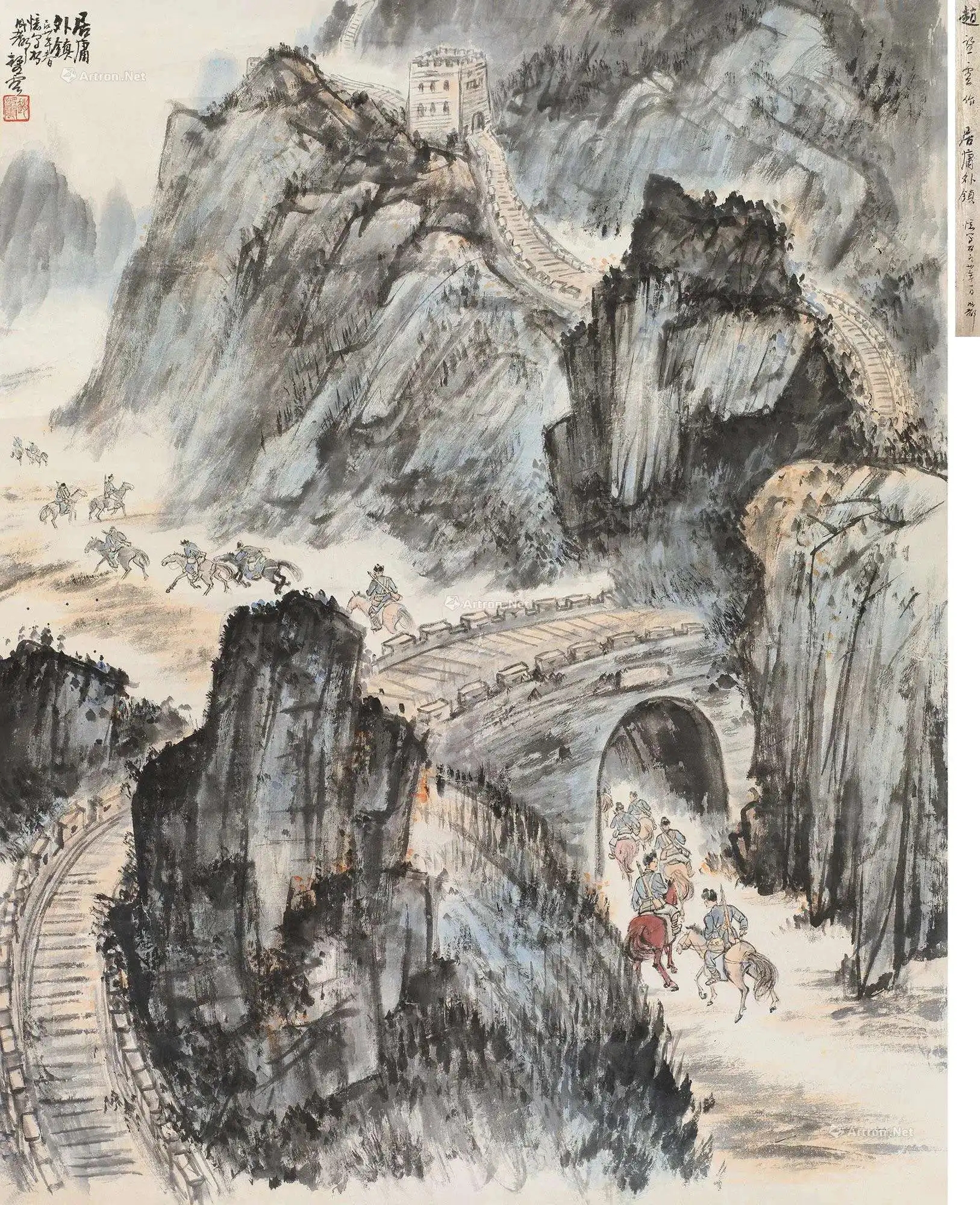 "长安画派"这一独特的艺术流派,汇聚了诸如石鲁,赵望云,何海霞等众多