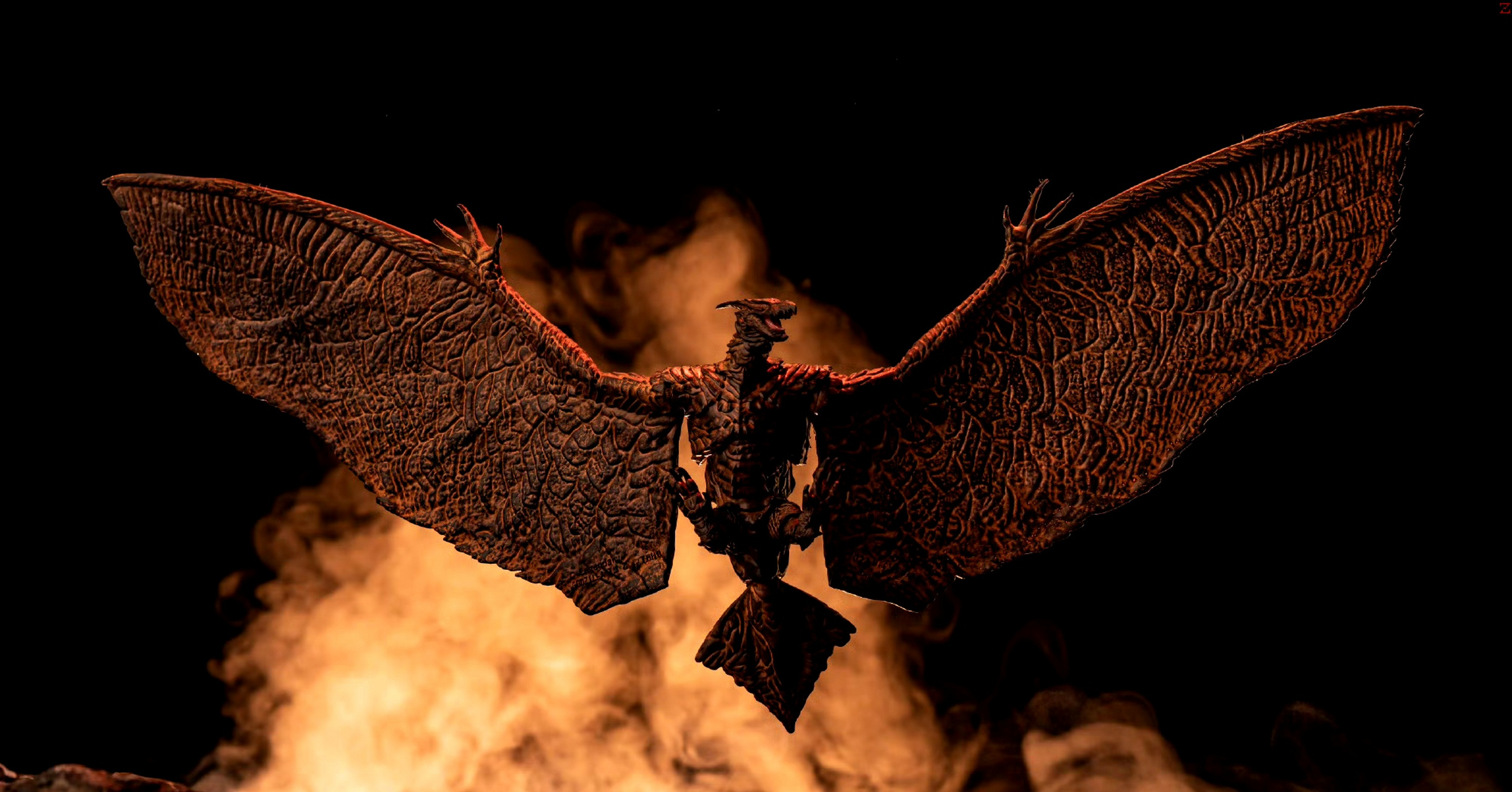 模型欣赏:海雅模型 拉顿,角色出自电影《哥斯拉:怪兽之王》,是被封印