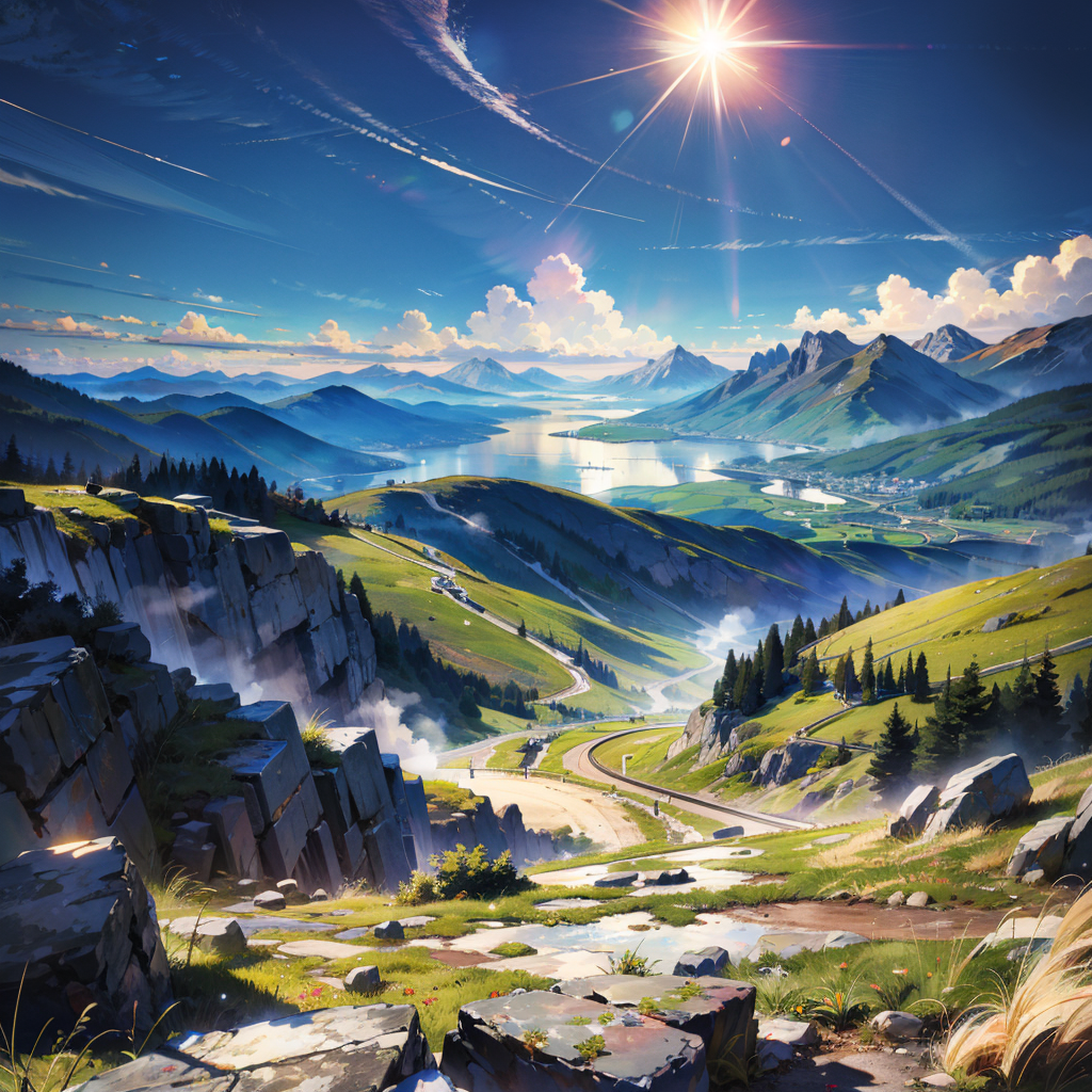 分享几张二次元动漫高清美少女,风景头像