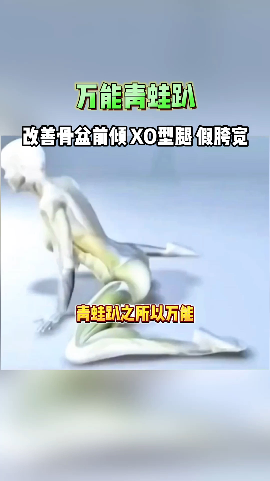 青蛙趴治xo型腿原理图片