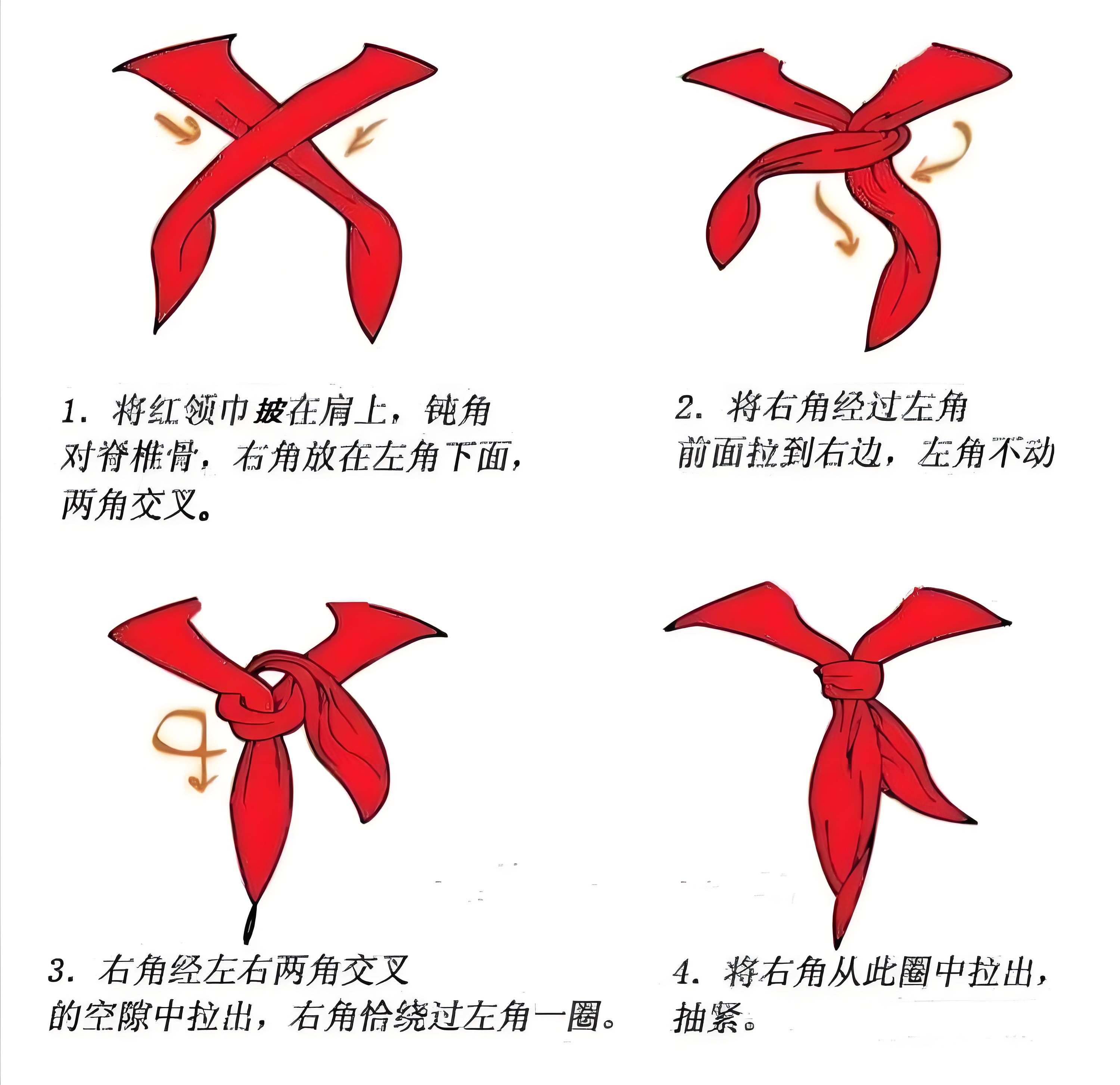 系红领巾的正确方法 你学会了吗?
