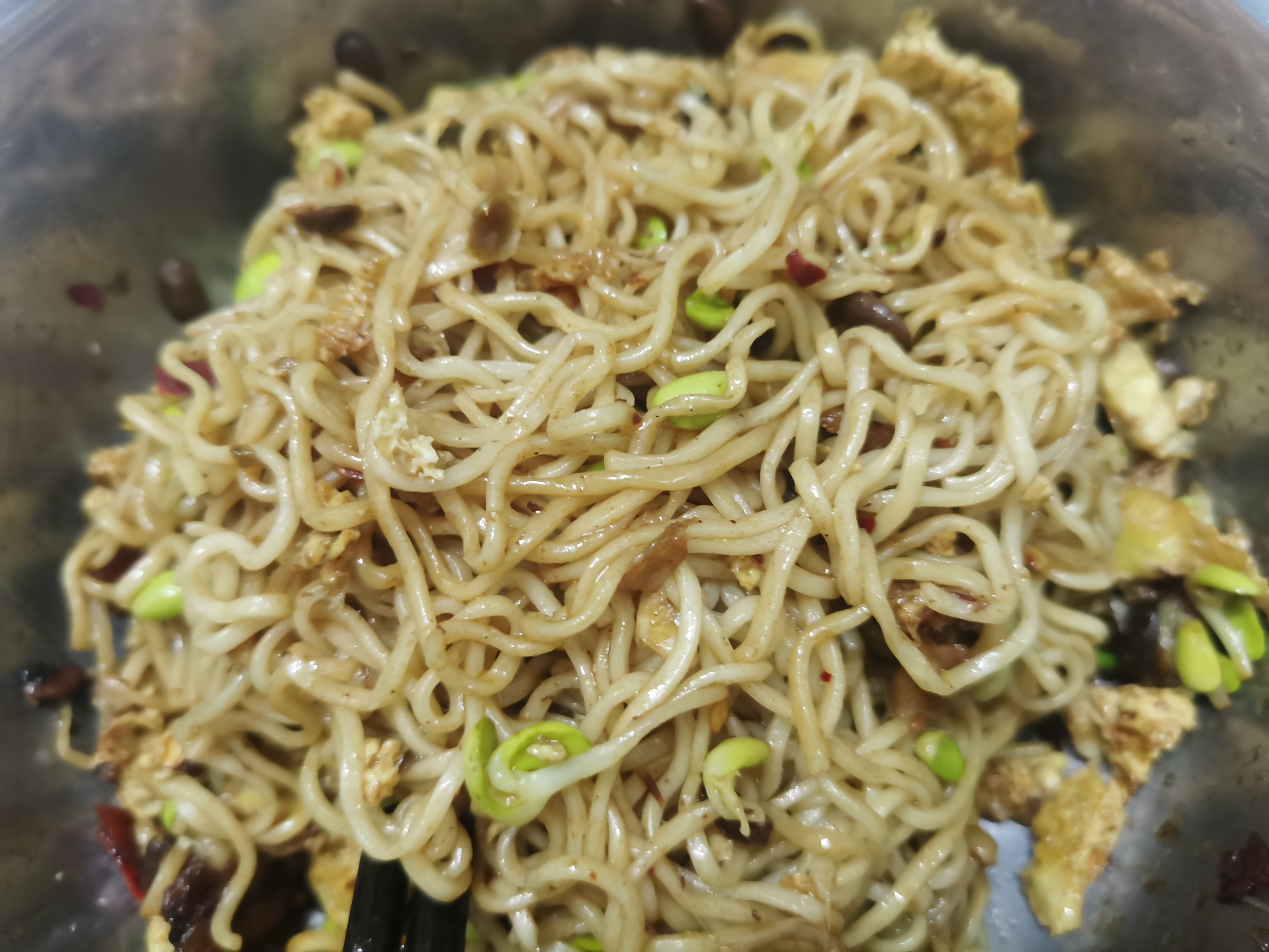 豆芽炒面简简单单又一餐