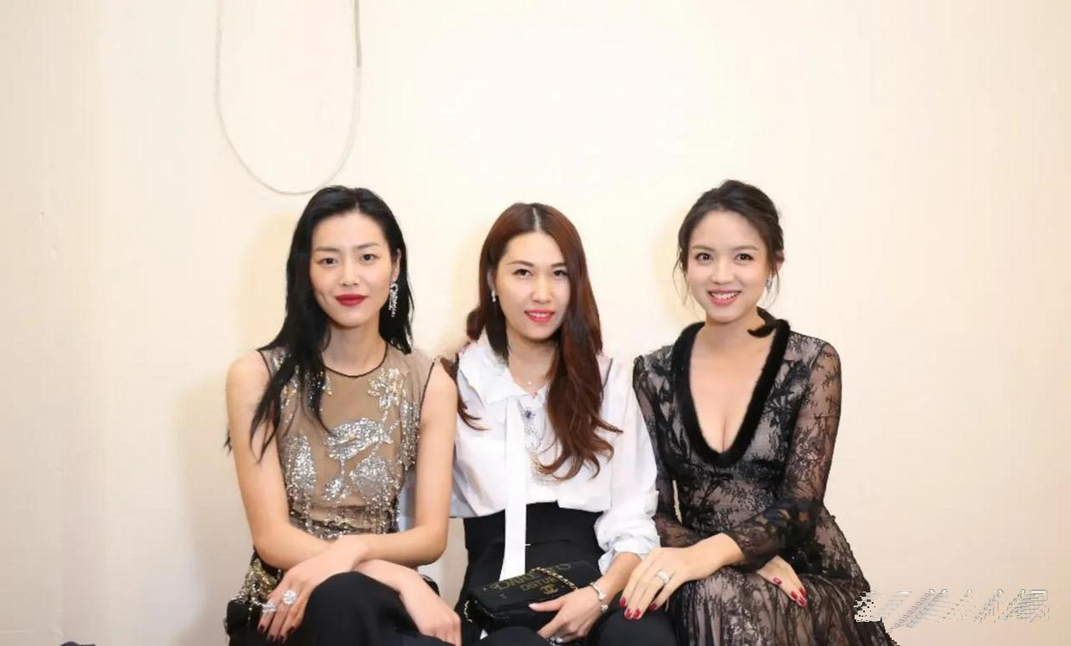 刘雯,张梓琳,李晖同框