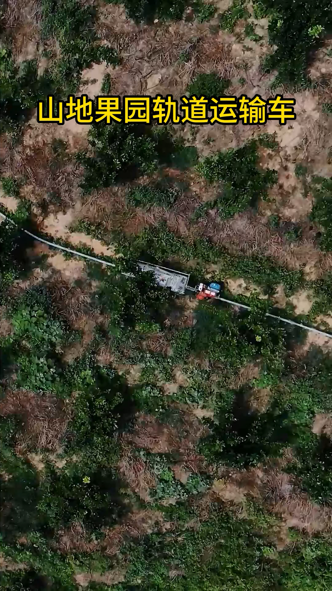 山地果园轨道运输车