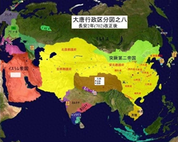 日本人竟这样爱唐朝!看看他们绘制的唐代地图