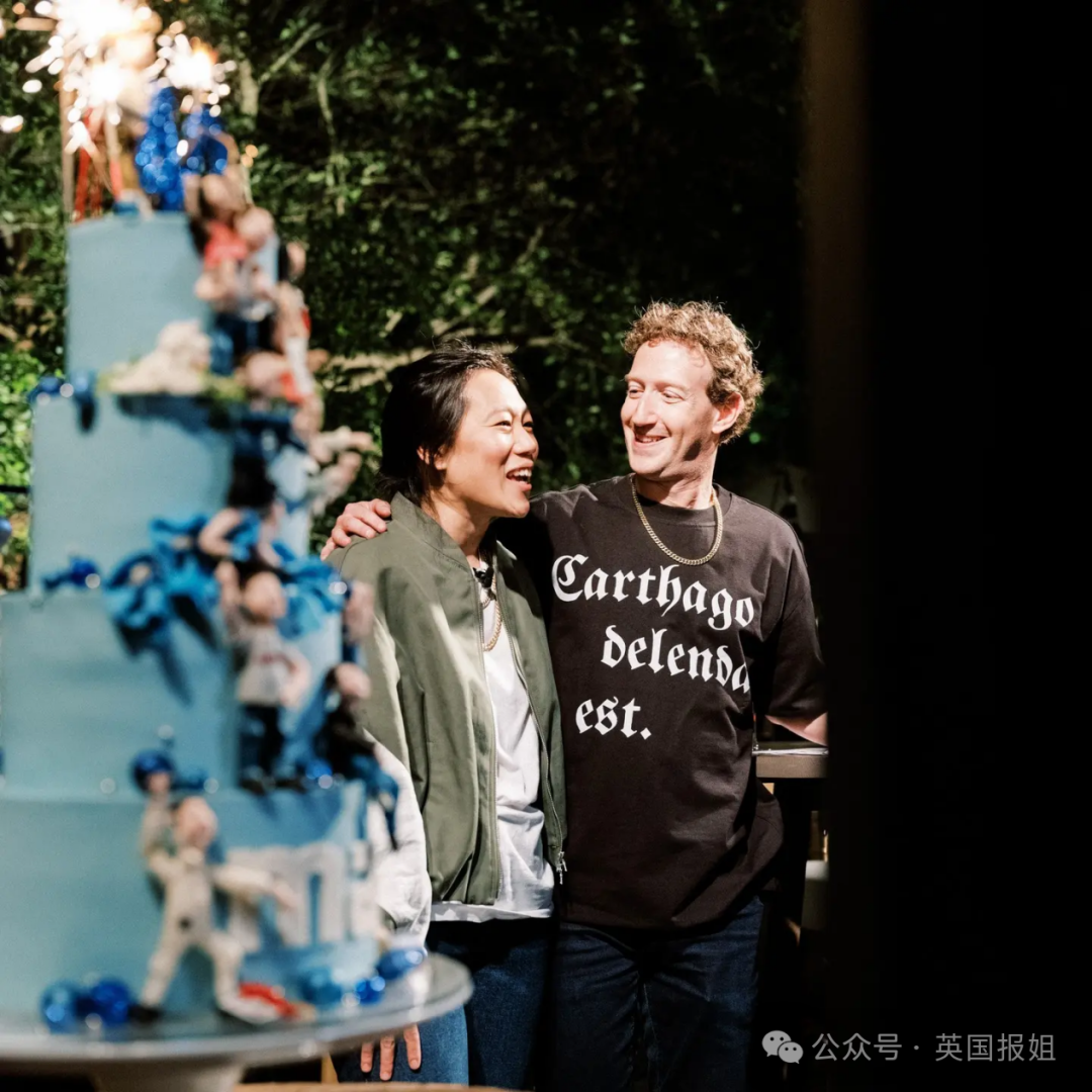 扎克伯格40岁生日,3个华裔混血女儿首亮相!相爱21年妻子送超盛大礼物!