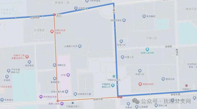 抚顺385公交车站线路图图片