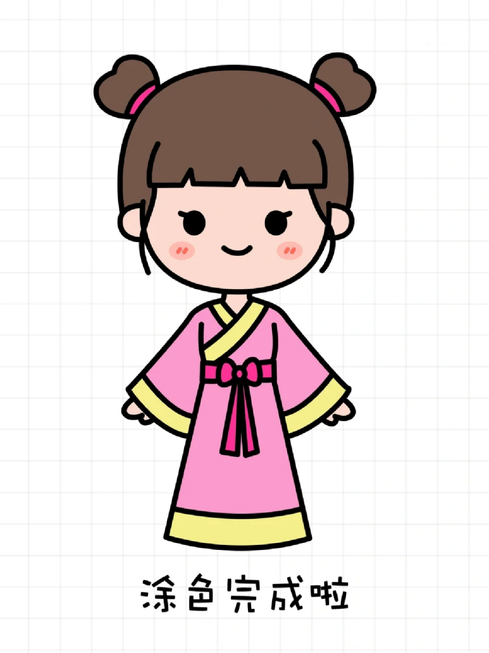 古风小女孩 73有很多零基础的宝子想画人物,但是担心画不好,96