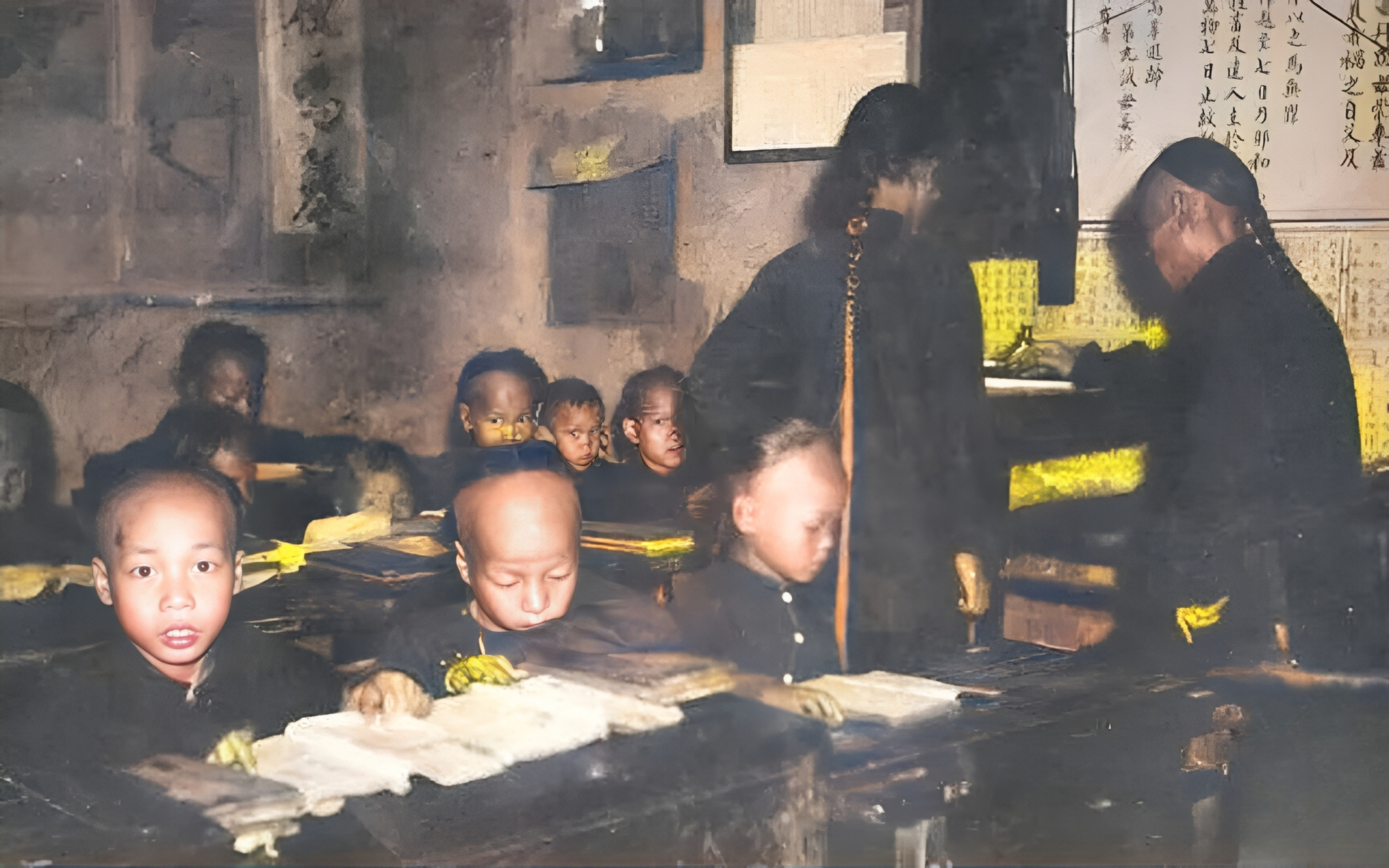 古代私塾先生很少讲解.